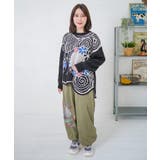 ポップ柄裏フリースあったかナイロンパンツ | ScoLar | 詳細画像15 