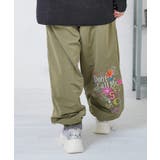 ポップ柄裏フリースあったかナイロンパンツ | ScoLar | 詳細画像17 