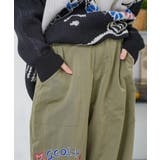 ポップ柄裏フリースあったかナイロンパンツ | ScoLar | 詳細画像20 