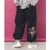 ポップ柄裏フリースあったかナイロンパンツ | ScoLar | 詳細画像4 