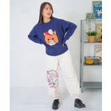 ポップ柄裏フリースあったかナイロンパンツ | ScoLar | 詳細画像8 