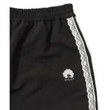 レース×ライン入りナイロンワッシャースカート | ScoLar | 詳細画像9 