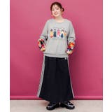 レース×ライン入りナイロンワッシャースカート | ScoLar | 詳細画像6 