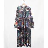 2柄展開クラッシュベロアワンピース | ScoLar | 詳細画像17 