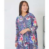 2柄展開クラッシュベロアワンピース | ScoLar | 詳細画像3 