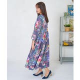 2柄展開クラッシュベロアワンピース | ScoLar | 詳細画像4 