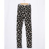 ブラック | スカラー3柄展開 裏起毛スムースレギンス | ScoLar