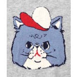 キャップネコ柄ジャガードニットプルオーバー | ScoLar | 詳細画像29 