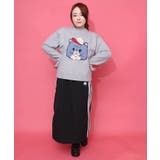 キャップネコ柄ジャガードニットプルオーバー | ScoLar | 詳細画像7 