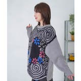 グラサンスカラーちゃんダブルジャガードニットプルオーバー | ScoLar | 詳細画像22 