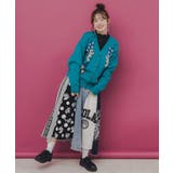 風船ネコちゃんジャガードニットカーディガン | ScoLar | 詳細画像1