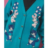 風船ネコちゃんジャガードニットカーディガン | ScoLar | 詳細画像5