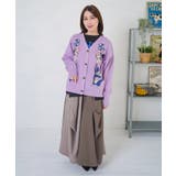 風船ネコちゃんジャガードニットカーディガン | ScoLar | 詳細画像6