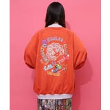 ポップ柄裏起毛 裏毛×フライスブルゾン | ScoLar | 詳細画像11 