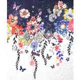 花×夜空柄ミックス裏毛チュニック | ScoLar | 詳細画像8 