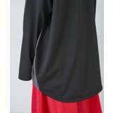 花×夜空柄ミックス裏毛チュニック | ScoLar | 詳細画像5 