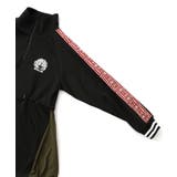 バイカラー異素材 切替ジャージワンピース | ScoLar | 詳細画像12 