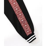 バイカラー異素材 切替ジャージワンピース | ScoLar | 詳細画像13 