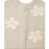 2WAYお花サガラ刺繍ジャガードニットカーディガン | ScoLar | 詳細画像16 