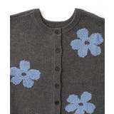 2WAYお花サガラ刺繍ジャガードニットカーディガン | ScoLar | 詳細画像17 
