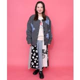 2WAYお花サガラ刺繍ジャガードニットカーディガン | ScoLar | 詳細画像6 