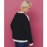 こたつから出たくないクマ柄 配色裏毛プルオーバー | ScoLar | 詳細画像10 