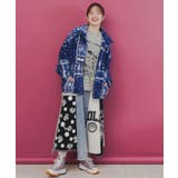 ランダムバンダナ柄 双面フランネルブルゾン | ScoLar | 詳細画像1