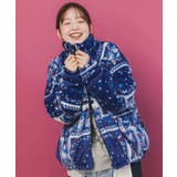 ランダムバンダナ柄 双面フランネルブルゾン | ScoLar | 詳細画像2