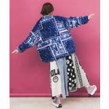 ランダムバンダナ柄 双面フランネルブルゾン | ScoLar | 詳細画像4