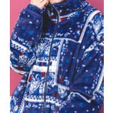 ランダムバンダナ柄 双面フランネルブルゾン | ScoLar | 詳細画像7