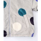 カラフルドット柄 双面フランネルブルゾン | ScoLar | 詳細画像12 