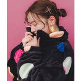 カラフルドット柄 双面フランネルブルゾン | ScoLar | 詳細画像5 