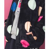 カラフルドット柄 双面フランネルブルゾン | ScoLar | 詳細画像6 