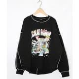 ブラック | スカラーハイウェイ ヴィンテージ風プルオーバー | ScoLar