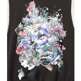 花×宇宙×アート バイカラー裏起毛プルオーバー | ScoLar | 詳細画像8 