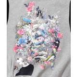 花×宇宙×アート バイカラー裏起毛プルオーバー | ScoLar | 詳細画像9 