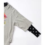 ミニ裏毛×起毛レースきのこ柄レイヤード風チュニック | ScoLar | 詳細画像13 