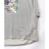 ミニ裏毛×起毛レースきのこ柄レイヤード風チュニック | ScoLar | 詳細画像14 