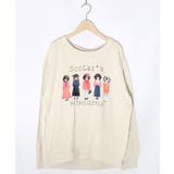 アームウォーマー付き レトロ柄裏毛プルオーバー | ScoLar | 詳細画像12 