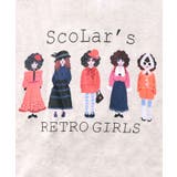 アームウォーマー付き レトロ柄裏毛プルオーバー | ScoLar | 詳細画像13 