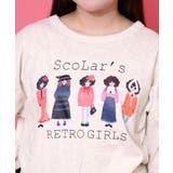 アームウォーマー付き レトロ柄裏毛プルオーバー | ScoLar | 詳細画像10 