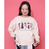 オートミール | アームウォーマー付き レトロ柄裏毛プルオーバー | ScoLar