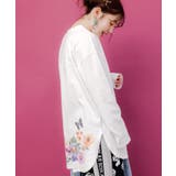 後ろ裾ウサギ＆花柄ロンT | ScoLar | 詳細画像4 