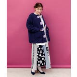 花ボタン中綿アウター | ScoLar | 詳細画像2 