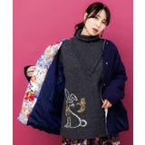 花ボタン中綿アウター | ScoLar | 詳細画像7 