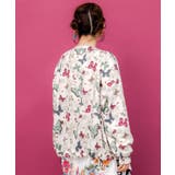 蝶総柄カーディガン | ScoLar | 詳細画像4 