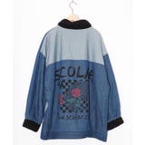 落書きモザイク柄デニム×ボアジャケット | ScoLar | 詳細画像25 