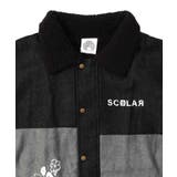 落書きモザイク柄デニム×ボアジャケット | ScoLar | 詳細画像27 