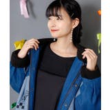 落書きモザイク柄デニム×ボアジャケット | ScoLar | 詳細画像9 