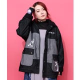 落書きモザイク柄デニム×ボアジャケット | ScoLar | 詳細画像11 